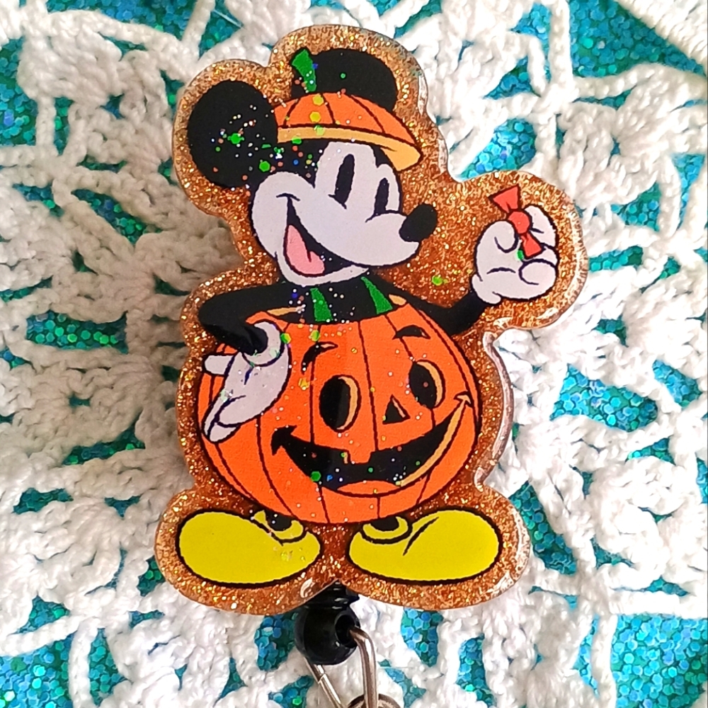 Halloween badge reel